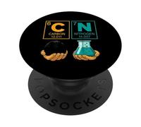 Química Tabla Prediotica Elementos Carbono Nitrógeno Amante PopSockets PopGrip Adhesivo