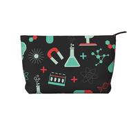 Química Verde y Patrones científicos,Neceser de Pana, Neceser de Maquillaje portátil, Neceser de Viaje