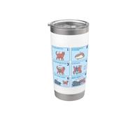 Químico Ingeniería Química Rotación Energía Infinita Cat Vaso térmico de acero inoxidable de doble pared