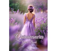 Quinceanera Guest Book: Purple Lavender Princess Edition: A Magical Sign-In Memory Book for 220 Guests | 120 Pages with Gift Log & Notes | 8.25” x 11” Hardcover | Dreamy Purple Lavender Theme