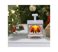 Quinlirra Fake Campfire Night Light, 3D LED Fire Pit Lamp, Electric Faux Fireplace Logs, Halloween Christmas Party Decor