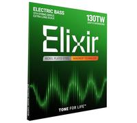 Quinta cuerda para bajo Elixir® Strings de acero niquelado con recubrimiento NANOWEB®, escala extralarga, calibre ligero B Taperwound (.130)