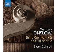 Elan Quintet - Onslow, G.: String Quintets, Vol. 2 - Nos. 10 and 22 (Elan Quintet)