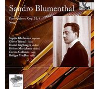 Quintettes avec piano op. 2 et op. 4 - Mélodies