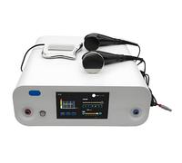QuinteZhenTially 448 Khz Cet Ret Fisioterapia Diatermia,Máquina Portátil Belleza Corporal,Terapia Diatermia,Máquina Reafirmar Piel,con 2 Mangos + 1 Cuchilla Fascia + 1 Placa Electrodo Negativo