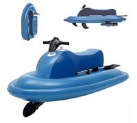 QuinteZhenTially Moto Acuática Eléctrica Inflable,Kit Aventura Acuática Todo Uno,Scooter Submarino Desmontable 500 W,Velocidad 3-7 Km/H,Control Remoto 10 Velocidades,para Buceo & Esnórquel 10000mAh