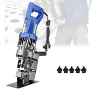 QuinteZhenTially Punzonadora Eléctrica Mano Excavadora Agujeros Metal,Perforadora Hidráulica Eléctricas,Incluye Orificio Llenado Aceite,para Ingeniería Eléctrica,Construcción Edificios ChannelSteel