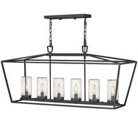 Quintiesse Alford Place lámpara colgante 6x40 W negro QN-ALFORD-PLACE-6P-MB