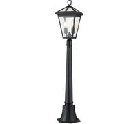 Quintiesse Alford Place lámpara de pie para exteriores 2x40 W negro QN-ALFORD-PLACE-4B-S-MB
