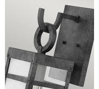 Quintiesse Aplique de exterior Porter, negro, 47,4 cm de altura