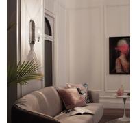 Quintiesse Aplique de pared Kimrose, 1 luz, níquel pulido