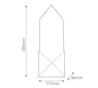 Quintiesse Aplique de pared LED CAESAR, bronce, altura 31 cm, metal/alabastro EC:EPREL:2331208
