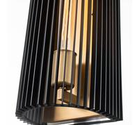 Quintiesse Aplique Linara, negro/latón, 1 luz