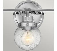 Quintiesse Aplique para baño Poppy, 3 luces, cromo