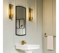 Quintiesse Aplique para baño Wellington1, latón, 1 luz, altura 40 cm