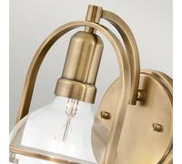 Quintiesse Aplique Somerset, 1 luz, latón