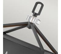 Quintiesse Aplique Stinson, negro/cromo, 2 luces True