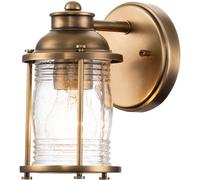 Quintiesse Ashland Bay lámpara de pared 1x60 W latón QN-ASHLANDBAY1-NBR-BATH