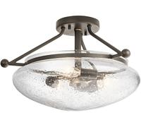 Quintiesse Belle lámpara de techo 3x40 W marrón QN-BELLE-SF-OZ
