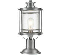 Quintiesse Booker lámpara de pie para exteriores 1x60 W transparente-aluminio QN-BOOKER3-M-IA