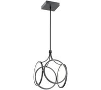 Quintiesse Ciri lámpara colgante 1x45 W negro QN-CIRI-P-MBK