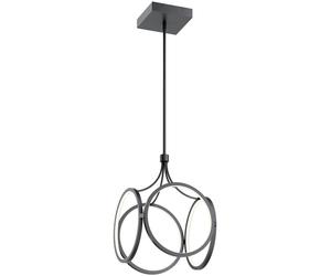 Quintiesse Ciri lámpara colgante 1x45 W negro QN-CIRI-P-MBK