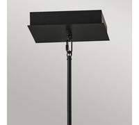 Quintiesse Colgante LED Styx, negro, 3.000K 53,8 x 53,8cm