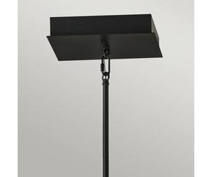 Quintiesse Colgante LED Styx, negro, 3.000K 53,8 x 53,8cm