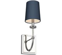 Quintiesse Felixstowe lámpara de pared 1x3 W cromo-azul QN-FELIXSTOWE1-B