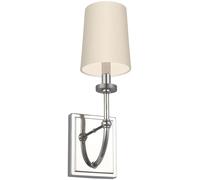 Quintiesse Felixstowe lámpara de pared 1x3 W cromo-crema QN-FELIXSTOWE1-C