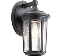 Quintiesse Felixstowe lámpara de pared para exteriores 1x60 W negro-transparente QN-FAIRFIELD-M-BK