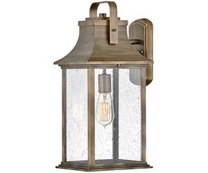 Quintiesse Grant lámpara de pared para exteriores 1x60 W marrón QN-GRANT-M-BU