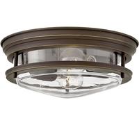 Quintiesse Hadrian lámpara de techo 2x40 W transparente-marrón QN-HADRIAN-FS-OZ-CLEAR