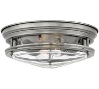 Quintiesse Hadrian lámpara de techo 2x40 W transparente-níquel QN-HADRIAN-FS-AN-CLEAR