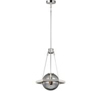 Quintiesse Harper lámpara colgante 1x60 W humado-níquel QN-HARPER-1P
