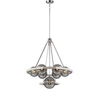 Quintiesse Harper lámpara colgante x60 W humado-níquel QN-HARPER7