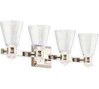 Quintiesse Kayva lámpara de pared x22 W níquel QN-KAYVA4-PN