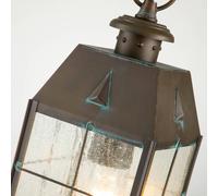 Quintiesse Lámpara colgante exterior Nantucket, negro, 1 luz