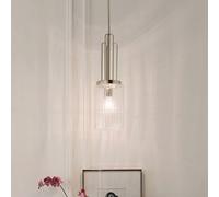 Quintiesse Lámpara colgante Kimrose, 1 luz, níquel pulido