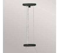 Quintiesse Lámpara colgante Willow, negro-dorado, 6 luces