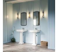 Quintiesse Wellington1 aplique para baño, cromo, 1 luz, altura 40 cm