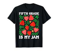 Quinto Grado es mi Profesor de Fresas Lindo de Mermelada de Vuelta a la Escuela Camiseta