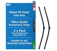 Quinton Hazell Escobilla limpiaparabrisas de ventana delantera de automóvil de 28" y 24" QDW108
