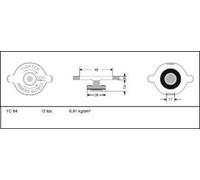 QUINTON HAZELL FC64 Tapa radiador
