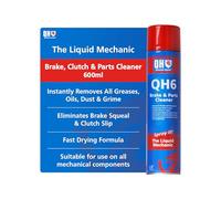 Quinton Hazell QH6 Spray Limpiador de Frenos, Embragues y Piezas - 600 ml - Desengrasante Potente para Coches, Elimina Grasa, Polvo de Freno, Aceite y Cera, Reduce Ruido