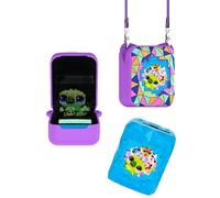 Quintrost Funda de Silicona para Bitzee Magicals Juguete Mascota Interactivo Digital, Funda Protectora Anticaídas Cover, Carcasa de Silicona Protectora Case para Bitzee con Cordón (Morado)