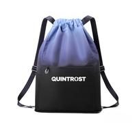 Quintrost Mochilas de Cuerdas Impermeable Bolsa de Deporte, Gran Capacidad Nylon Mochila de Gimnasio con Cordón para Hombre Mujer, Gym Bag de Cincha para Escolar, Senderismo, Casual, Viaje, Playa