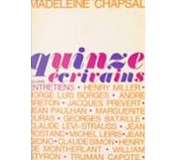 Quinze Écrivains (ebook)