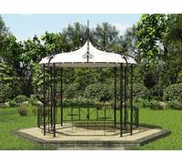 Quiosco de jardín TILCARA de metal tipo hierro forjado D300xAlt. 290 cm