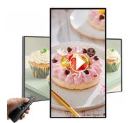 Quiosco de publicidad digital, pantalla montada en la pared de 15.6 pulgadas, reproductor de video con control remoto, rotación automática, comparte fotos/videos a través de USB/SD, uso comercial